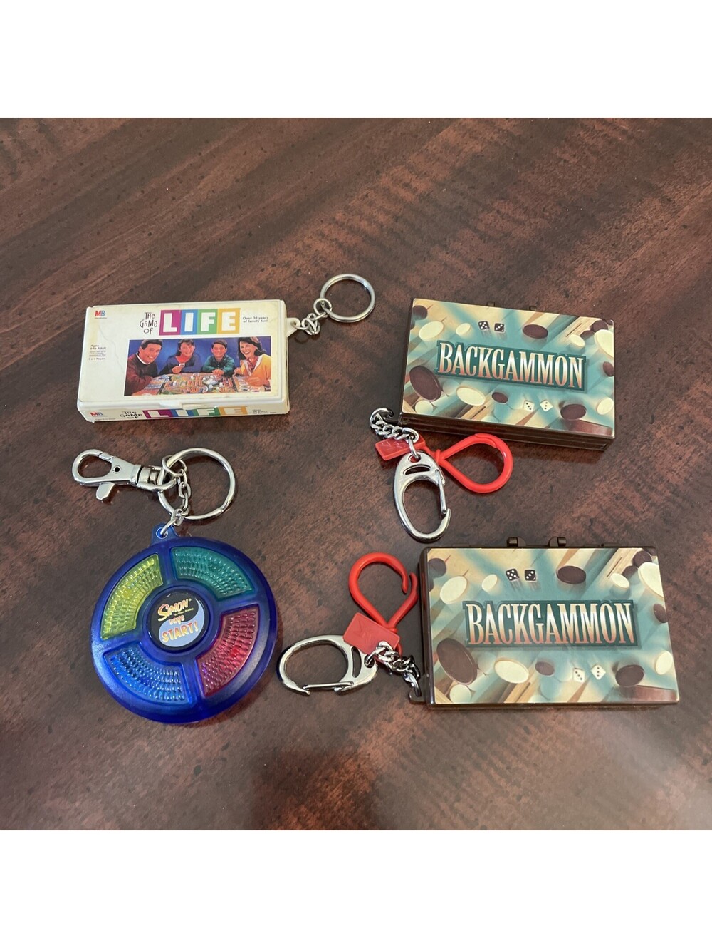 Hasbro Mini Board Game Keychains Set of 4 From 1998 To 2000